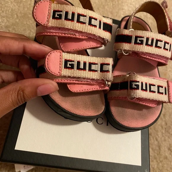 Kids gucci slides cheap top
